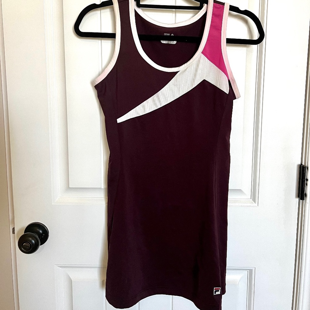 Fila Plum Tennis Court Dress Size XSmall